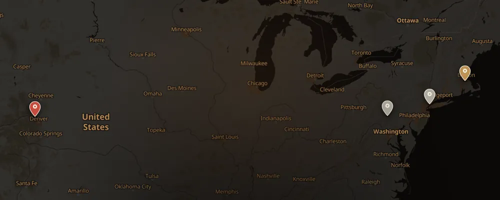 Dark map of the 5 cases Crime Junkie covers