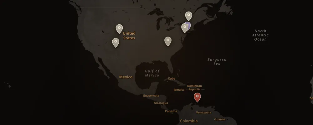 Dark map of the 12 cases Morbid covers
